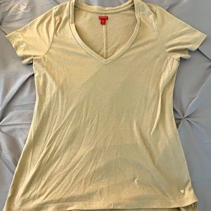 Guess Simple Tan T-Shirt